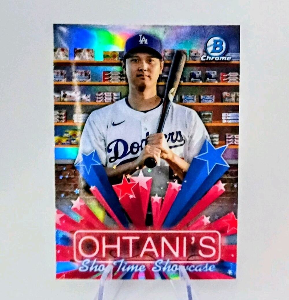 Shohei Ohtani - 2025 Bowman Chrome Ohtani’s Sho-Time Showcase Refractor - #HS-4
